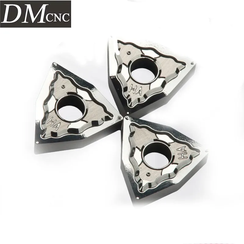High Performance WNMG080402 CNC Inserts 10/20pcs for Aluminum, Sharp Lathe Tool Free Shipping