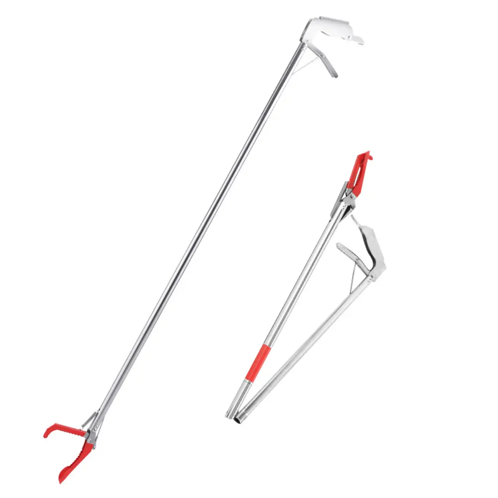 

1,5 м складные щипцы для змей, ловушка для змейного крючка, плоскогубцы для змей из нержавеющей стали, инструмент для захвата вьюна, зажим для мусора