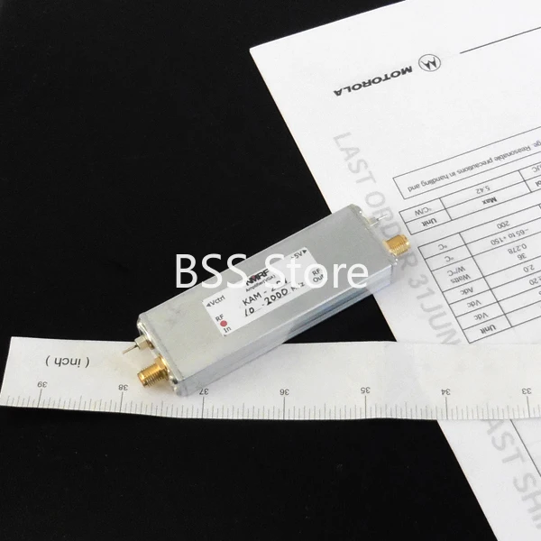 

KAM-201 10~2000MHz RF Microwave Voltage Controlled Amplifier VGA Variable Gain Amplifier Module Sensor