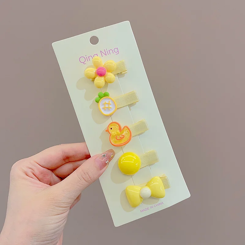 Baby Hair Clips Full Cloth Package Girls Hair Card Small Princess Cute Hair Accessories Baby Sweat do not Hurt Hair of Child