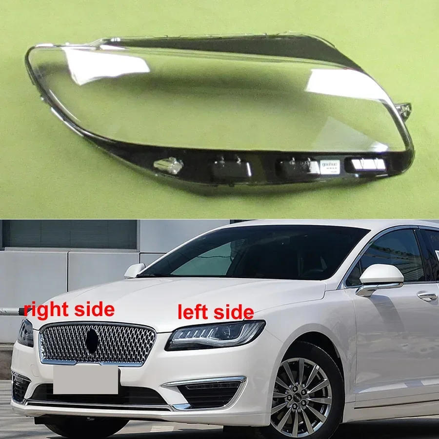 

For Lincoln MKZ 2017-2021 Front Headlight Shell Transparent Lampcover Headlamp Lamp Cover Replace Original Lampshade Plexiglass