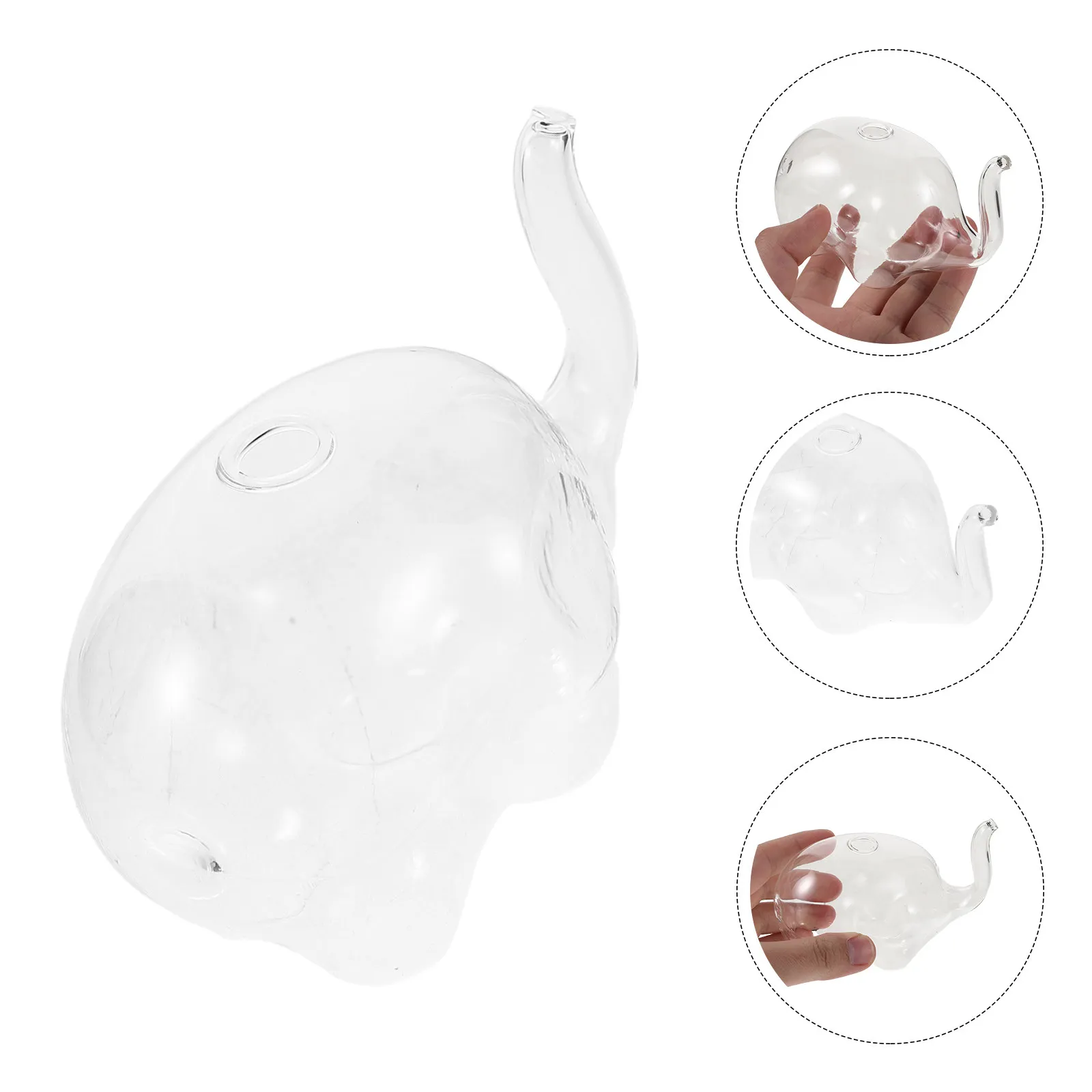 Elephant Cocktail Glass Clear Drinking Glassware 250Ml Animal Shaped Martini Cup Party Wedding Holiday Birthday Unique High