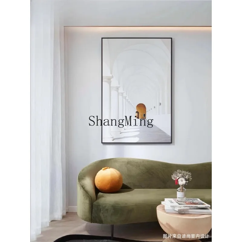 CL retro technology cloth light luxury straight row 3 person fashion velvet fabric