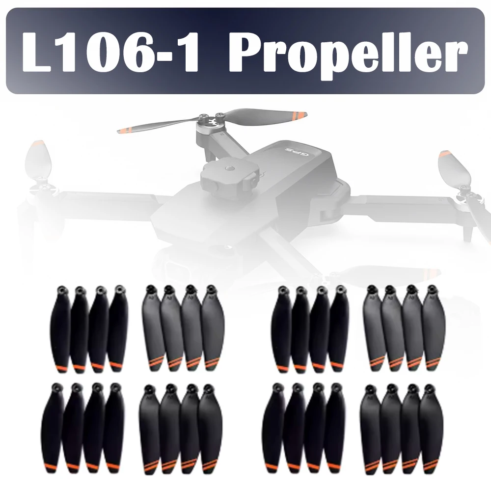 Wholesale L106-1 PRO Propeller Props Spare Part for Brushless Drone LYZRC L106-1 Screen Drone Main Blade Accessory 8PCS/Set