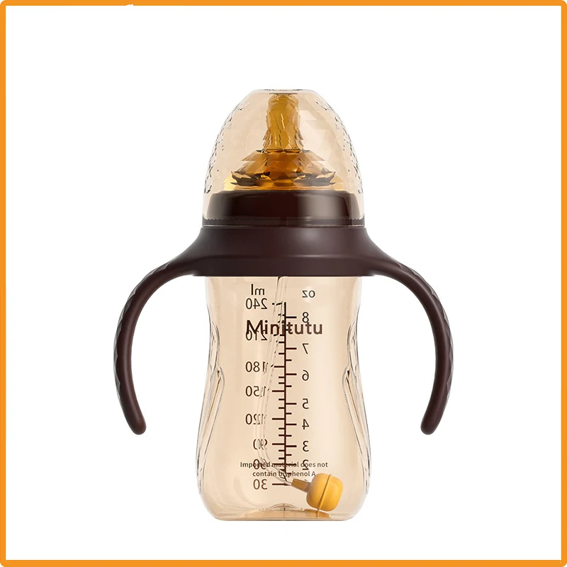 【 Minitutu 】Nano silver wide mouth bottle, imported material nano bottle nipple, duckbill, suction nozzle