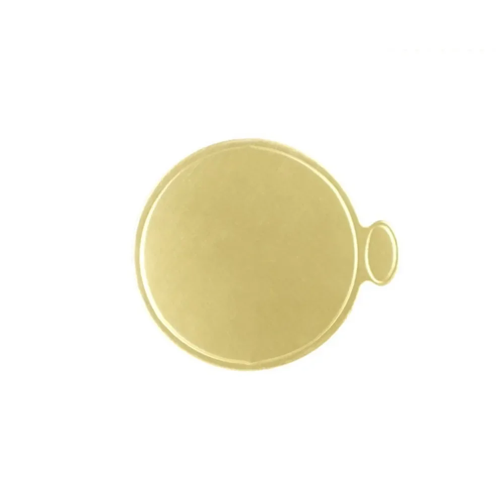 100Pcs Baking Tool Disposable Cake Cardboard Gold Paper Dessert Tray Thickened Multi Shape Cupcake Base Commercial