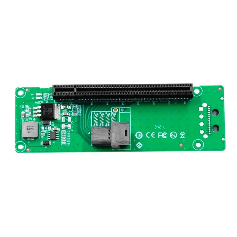 

1 Port Pcie Slot Expansion Card SFF-8643 To Pcie X16 Slot Adapter With 15Pin Power Connector