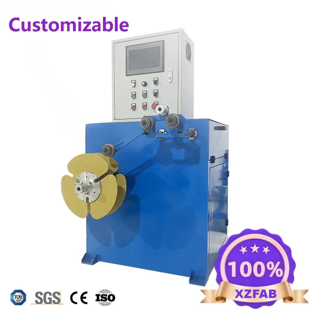 Factory Direct 2026 Wire Winding Machine Reel and Coil Head Double Use Rope Wire Copper Wire Servo Precision Take-up Machine