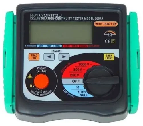 3007A Digital Insulation Continuity Tester 250/500/1000V Insulation Resistance Meter 20/200/2000MΩ KEW3007A
