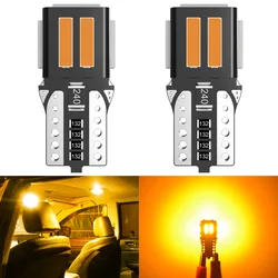 2x pomarańczowa lampa W5W T10 LED Canbus parkowanie wnętrza światła dla BMW E36 E82 E91 X1 E84 F36 E65 E65 F32 F48 X5 E70 F22 E39 E87 E60