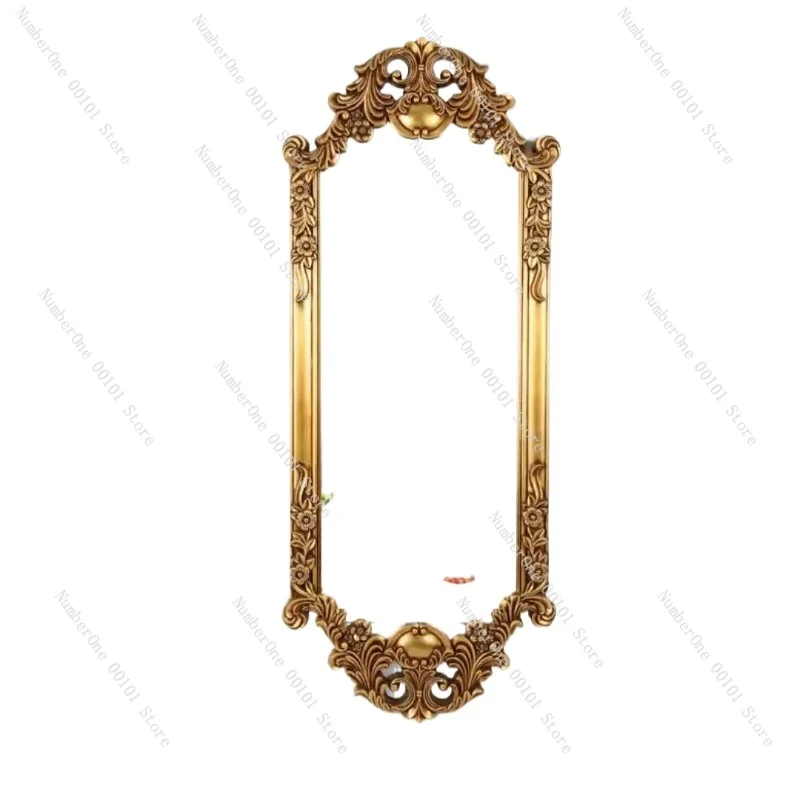 French Full-length Mirror Living Room High-end Decoration Large Clothing Store Dressing Mirror