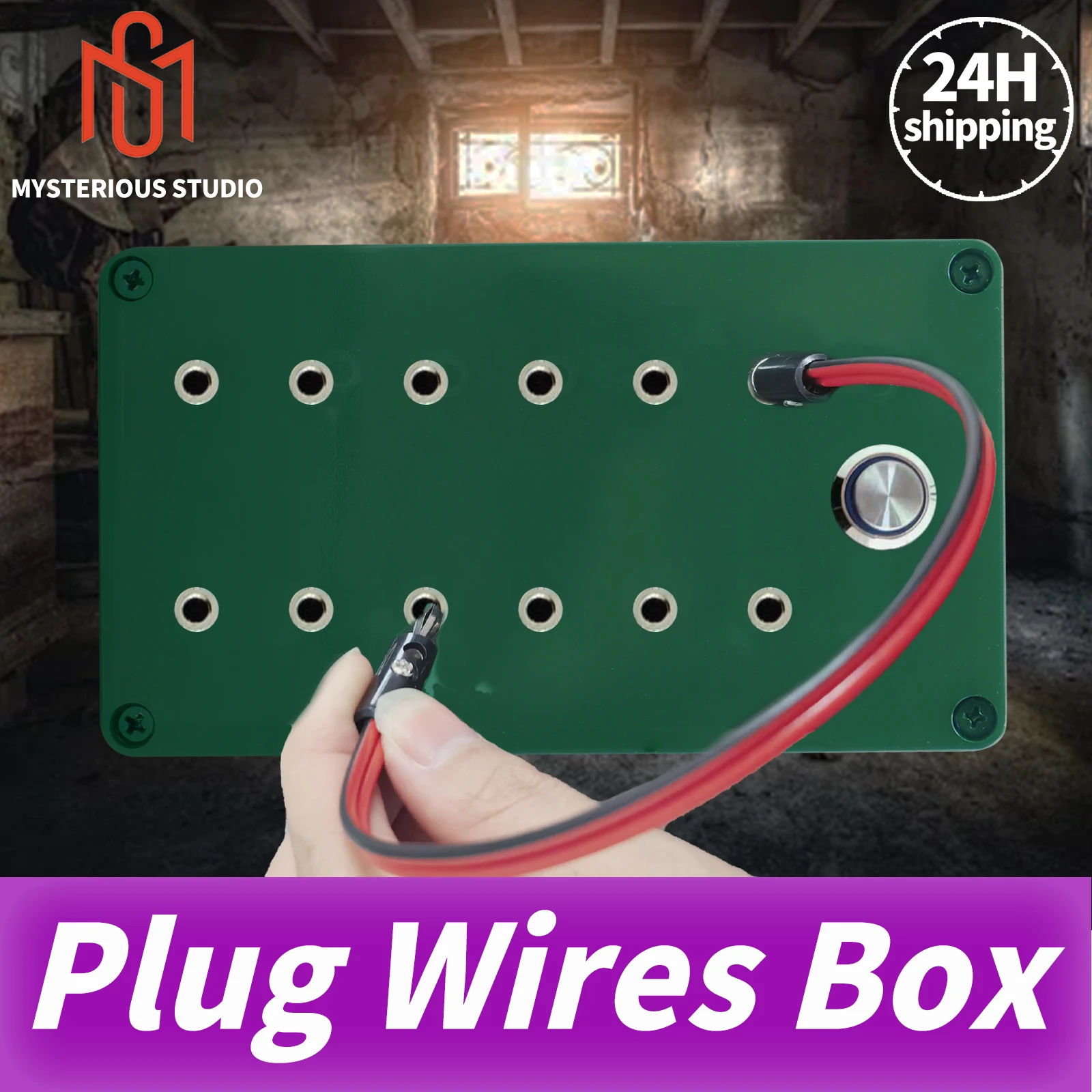 Mysterious Studio Plug Wire Box Escape Room Connecting Wires Prop Room Escape Game Mechanics Escape Room System