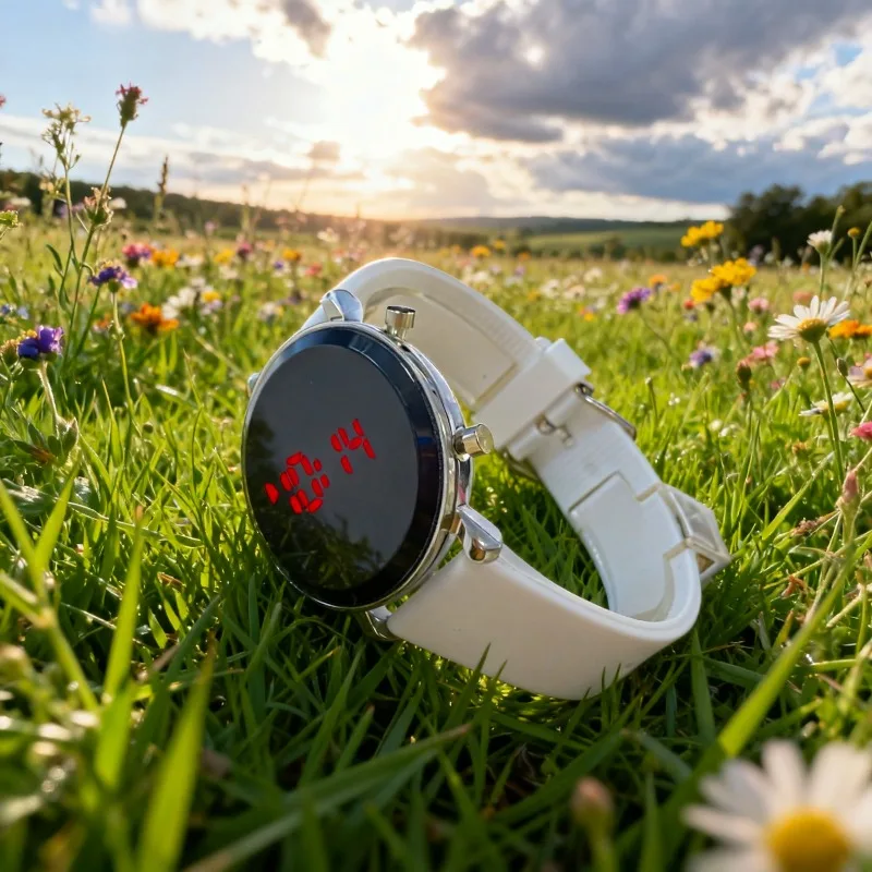 

Женские повседневные цифровые часы, простые круглые светодиодные наручные часы для мужчин и женщин, модные спортивные электронные часы для мальчиков и девочек, montre femme