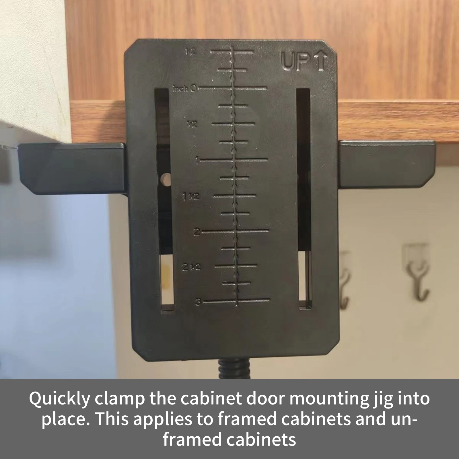 2 SZTUK/1 SZTUK Przyrząd do montażu drzwi szafy z narzędziem do mocowania ramienia nośnego do montażu szafek z ramą czołową lub narzędziem do zaciskania bezramowego