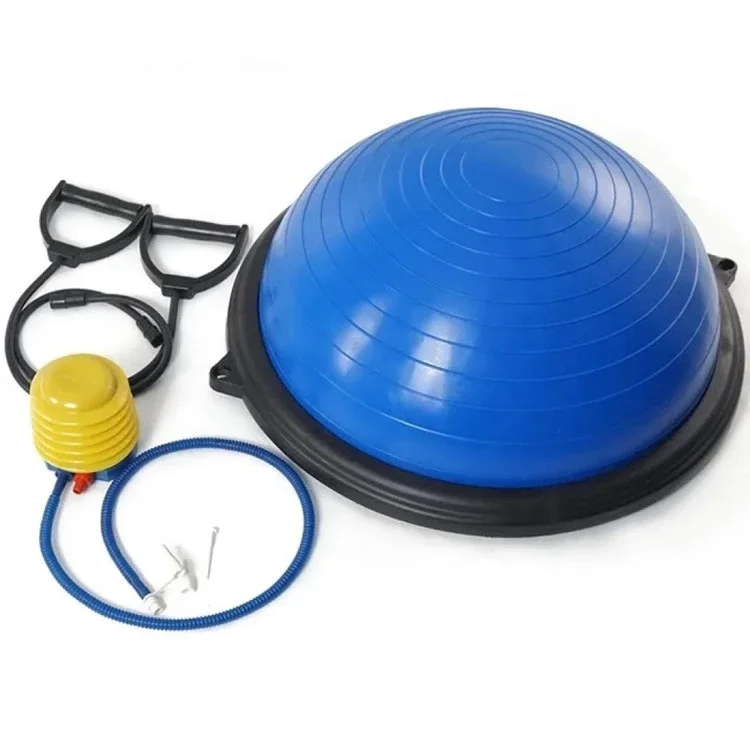 New Yoga Pilates Exercise Half Balance Ball with Handles