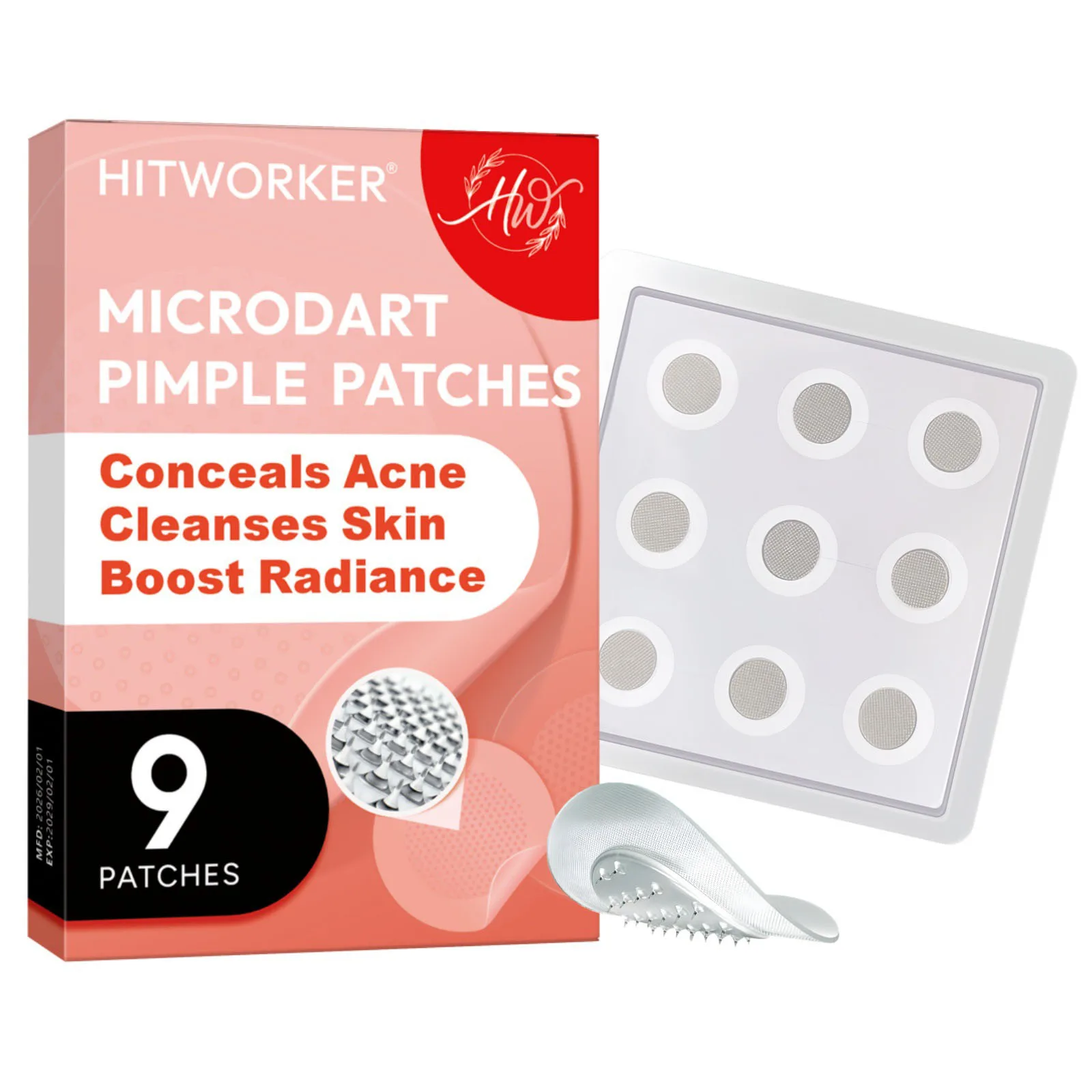 Micro Needle Acne Patch Invisible Dissolving Pimple Patch Deep Clean Skin Repair Anti Acne Facial Skin Care Sticker