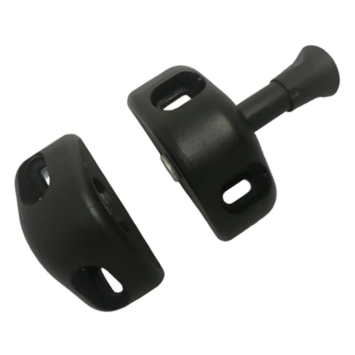 T88C البلاستيك المغناطيسي قفل بمزلاج الدرابزين الباب قفل مغناطيسي قفص الكلب مزلاج مختلف الباب والنافذة قفل بمزلاج مغناطيسي