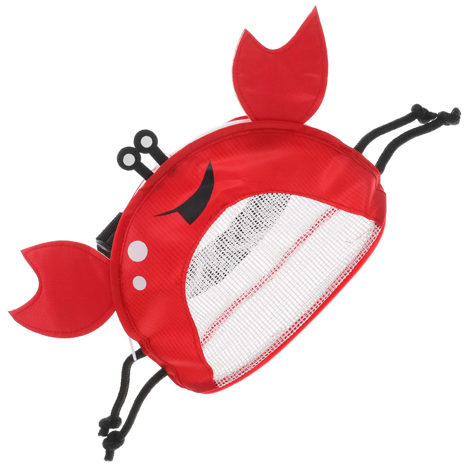 

Shell Bag Backpack Crab Beach Travel Child for Kids Mesh Tote Collecting Pvc Sandbox