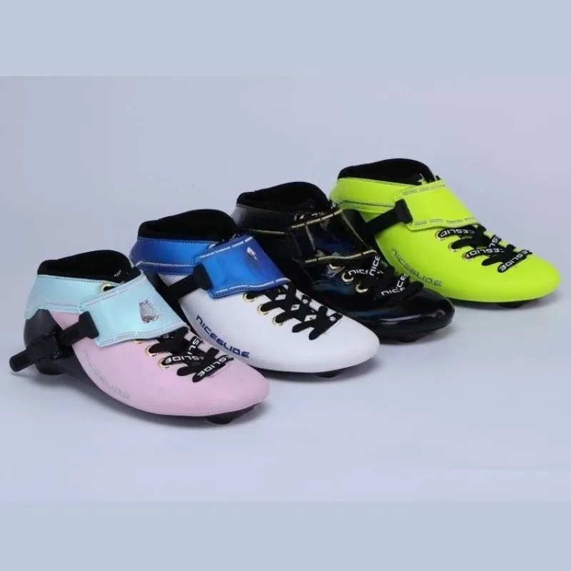 

Carbon fiber speed skating shoes roller skates inline wheel skates on