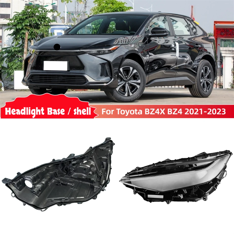 For Toyota BZ4X BZ4 2021 2022 2023 Car Interior Spare Parts Base Head Lamp Shell Headlight Plug Lampshade Cover