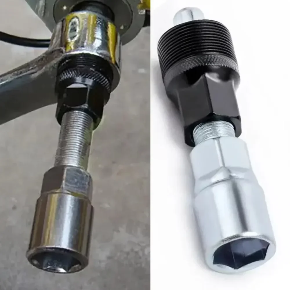 Bicycle disc crank disassembly tool square hole pulling code bicycle tool disc center axle repair tool