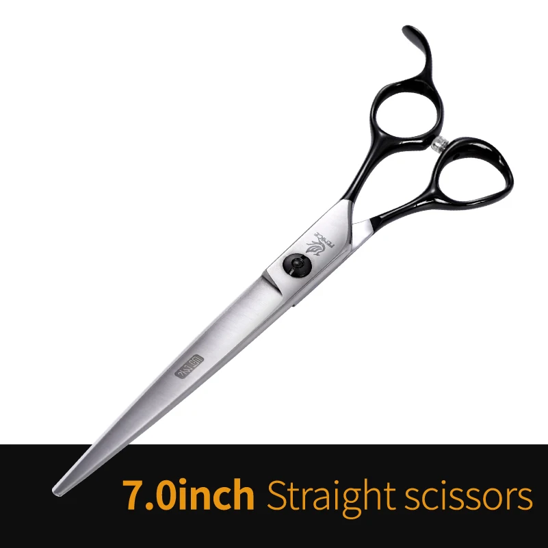 Fenice 6,5/6,75/7,0/7,5 Zoll Professionelle Hundepflegeschere Schneiden Effilierschere zum Schneiden von Hundehaaren für Groomer-Werkzeuge