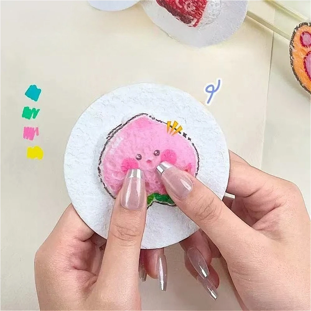 3D Foam Textured Art Paper Puffy Sponge Canvas Board Kids DIY Drawing Handcraft Material Educational Painting Toy for Household
