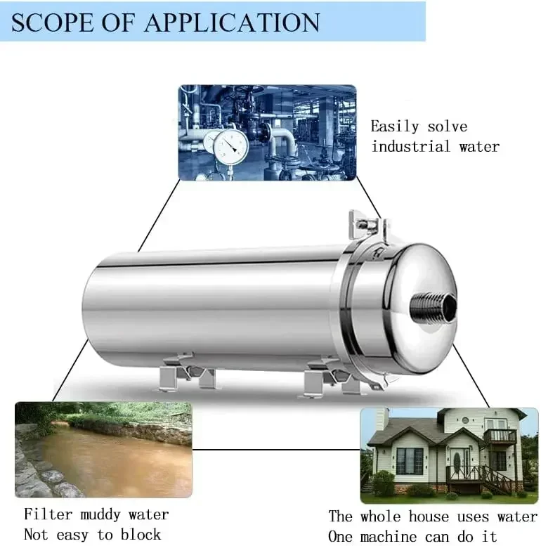 full house 5T/H flouride iron removal pvdf uf membrane stainless steel purificador de agua well water filter machine system