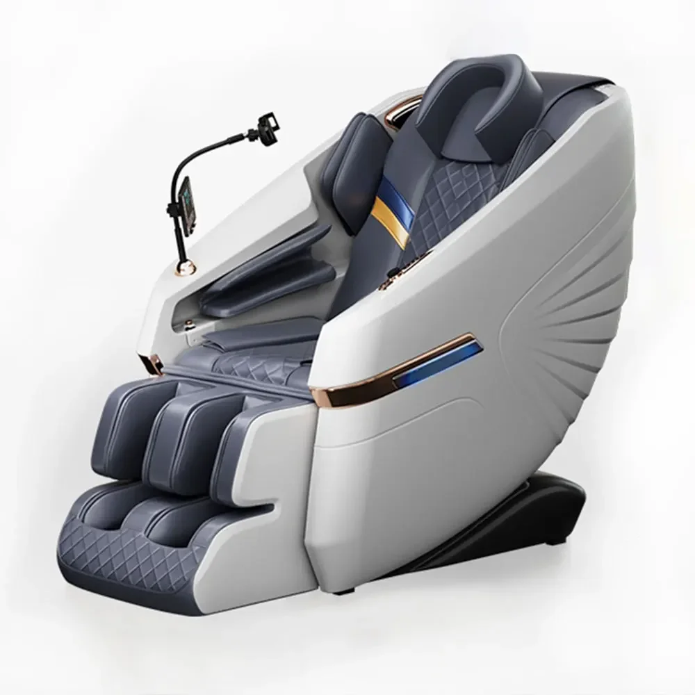 White Extra Large Full Body Advance Electric Heated Mordren 4d Massage Chair High Quality 4 D 2024 Robot with Speaker