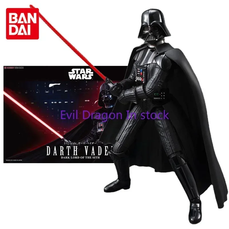 

Bandai Genuíno Star Wars Figura De Ação Darth Vader Coleção Modelo Móvel Anime Figura De Ação Brinquedos Para Crianças Presente