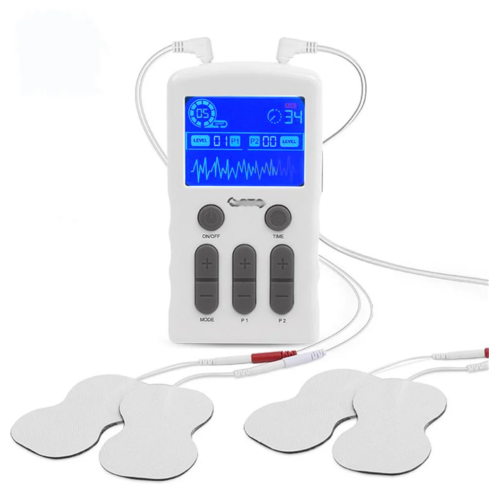 TENS Machine Physiotherapy Dual-Output 25-mode Muscle Stimulator Massage Low-Frequency Pulse Therapy Device