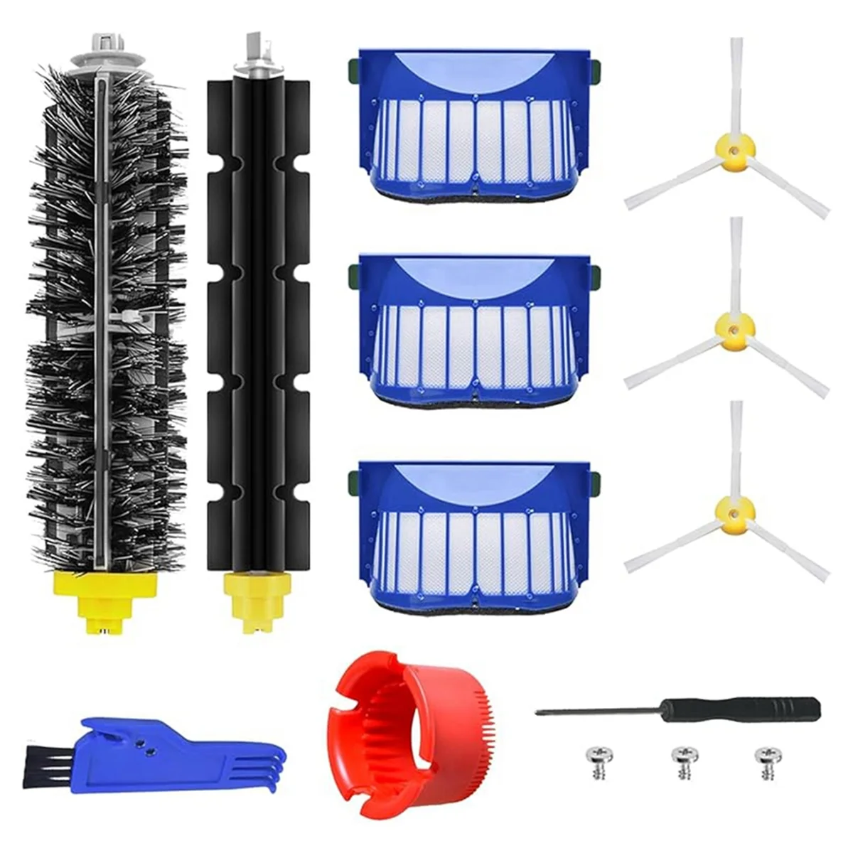 

Replacement Parts for IRobot Roomba 600 Series 694 675 692 690 600 & 500 Series 595 585 564 Vacuum Robot Brush Filters