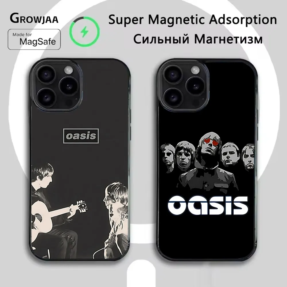 

Band O-Oasis Phone Case For iPhone 16e,16,15,14,13,12,11,Plus,Pro,Max,Mini Magsafe Magnetic Wireless Charging