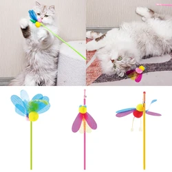 Cat Toys Fishing Rod Play with Cats Natural Materials Air Feather Toys Eliminate Exercise Insufficiency Fishing Rod