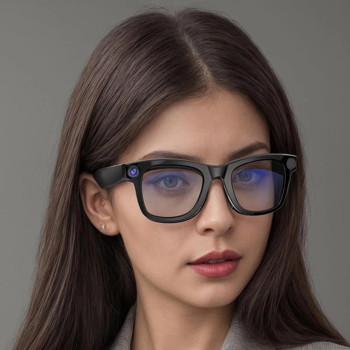 Outdoor VCR Smart Glasses Bluetooth Call Music Player AI Voice Dialogue HD Recording Camera Sports Video Translator Sunglasses