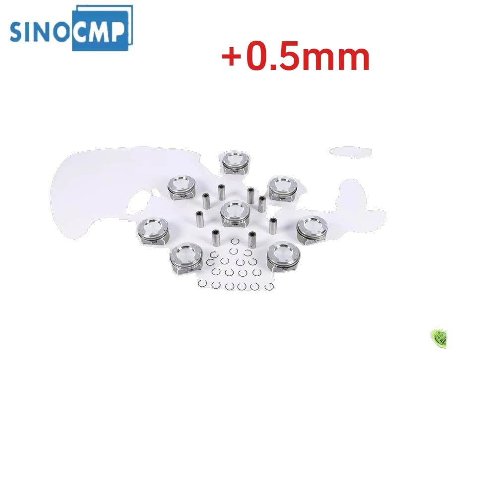 

A2780302317 8pc M278 Engine Pistons&Rings Set +0.5mm For Mercedes-Benz W222 W166 W221 4.6L 4.7L Car Accessories Replacement Part