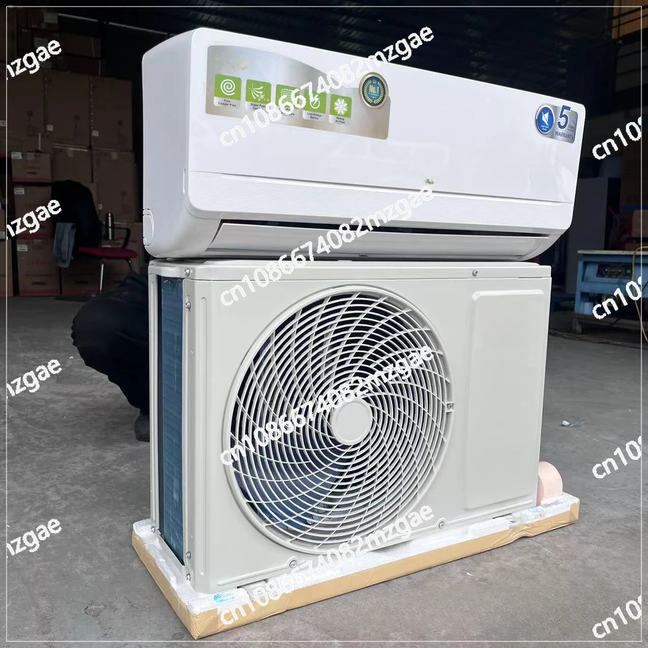 Air conditioner export English version 1hp 1.5hp 2hp fixed variable frequency split air conditioner