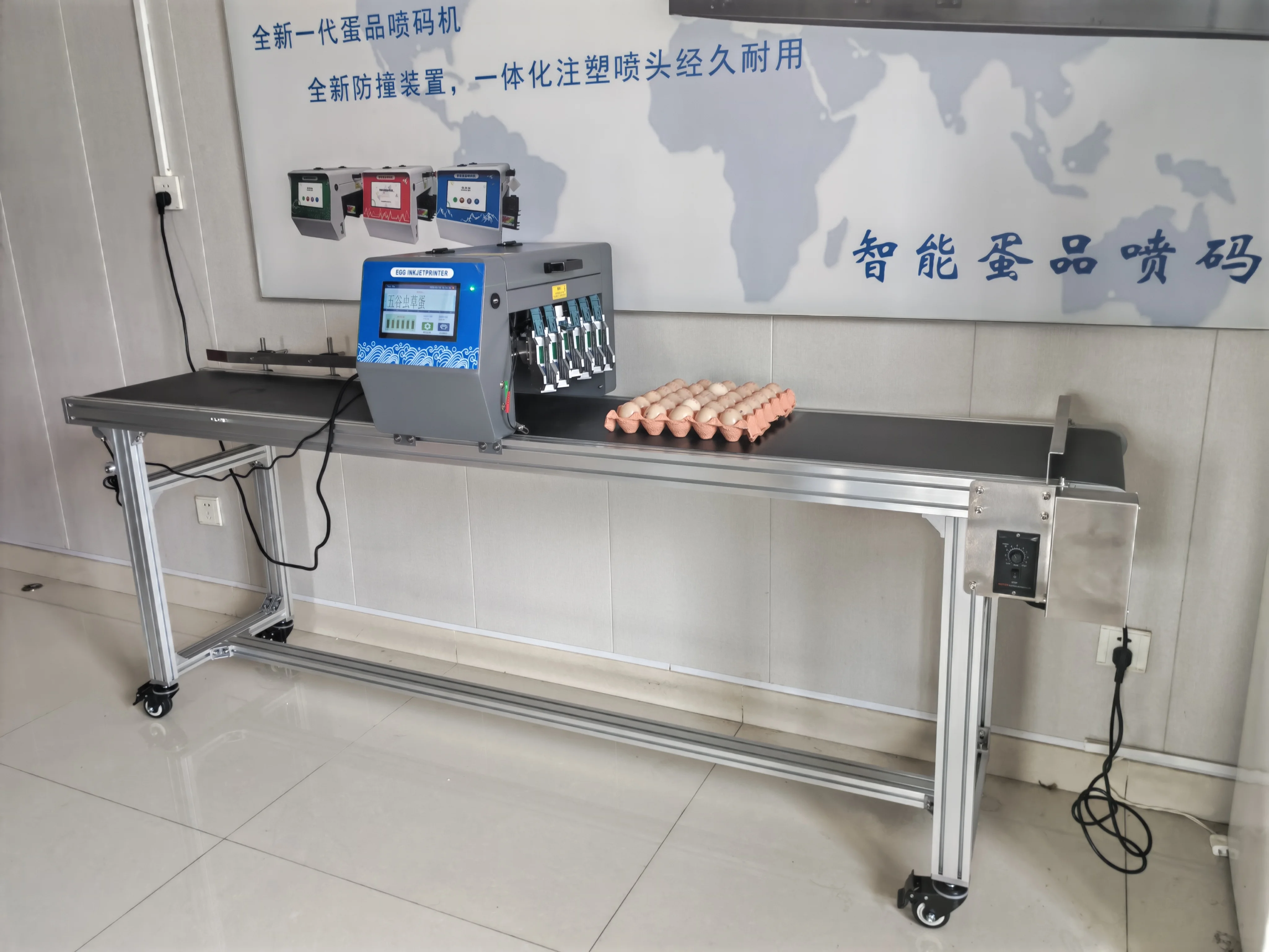 Poultry Egg Inkjet Marking Equipment Easy Operation Egg Shell Inkjet Printer for Egg Factory Packing Production Line