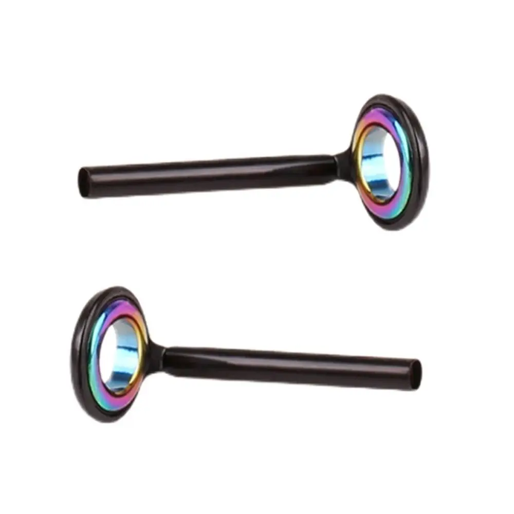 Stainless Steel Fishing Rod Guide New O Ring 0.7mm-1.6mm Eye Ceramic Ring fishing Oval Tip Repair Kit DIY image 5