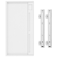 1Set Under Desk Keyboard Tray Pull Out Drawer Heavy Duty Sliding Keyboard Shelf for Office Home Desktop Organization Storage