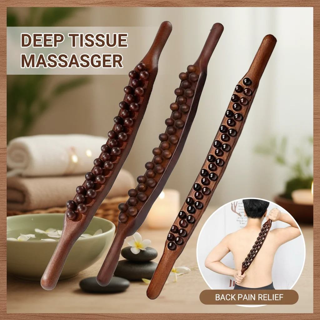 Universal Set of 37 59 65 Styles Muscle Relaxation Tools - Rolling Bars Massage Sticks Scraping Sticks for Stomach Tendon Pushin