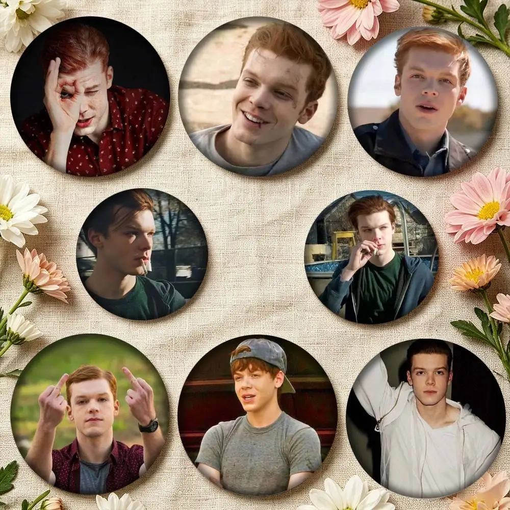 Cameron Monaghan S-Shameless 25mm 32mm 44mm 58mm 75mm Brooches Badges Pins for Accessories Gift