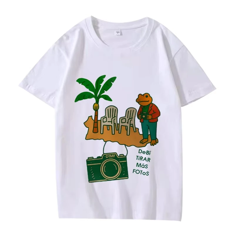 

DEBI TIRAR MAS FOTOS Bad Bunny Graphic T Shirts 2025 New Men Women Oversized 100% Cotton Short Sleeve Summer Print Unisex Shirt