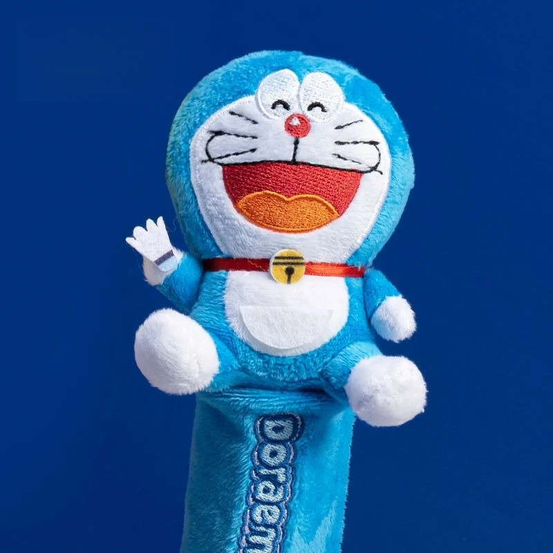 Cartoon Creative Doraemon Racket Handle Protective Cover Badminton Racket Decoration Doll Protective Cover Friends Holiday Gift