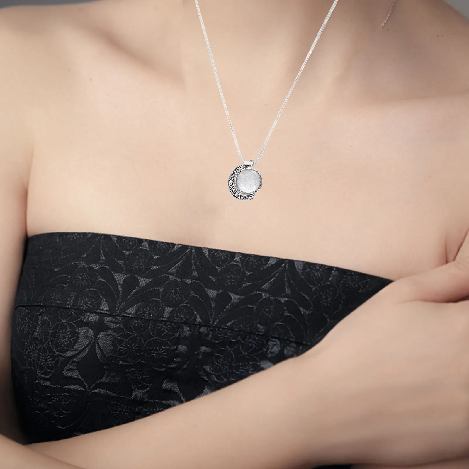 

60 шт. 18 мм подвески в форме луны DIY бусины подвески для вращающихся двусторонних лотков брелок ювелирные изделия ожерелье браслет