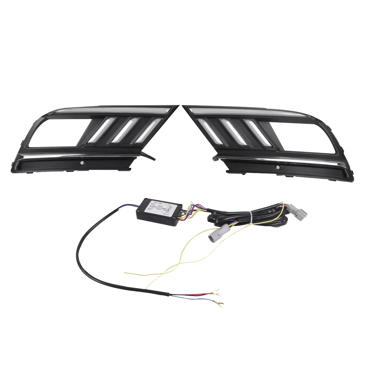 

Tri-Color DRL Bumper Fog Lamp LED for VW Sagitar Jetta