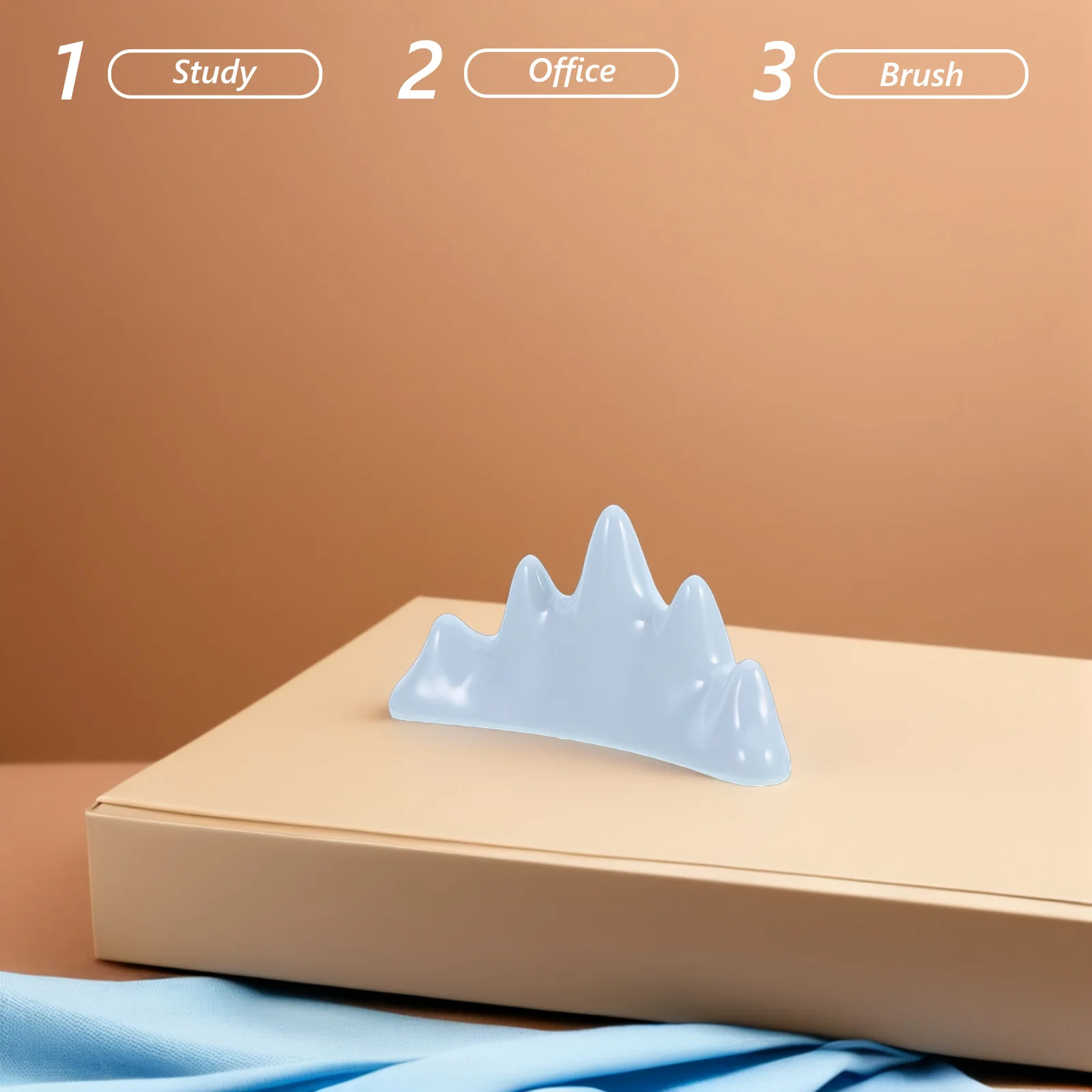 

Creative Flower Pot Shape Pen Holder Ceramic Desk Organizer for Makeup Brushes Nail Art Tools Office Stationery Supplies