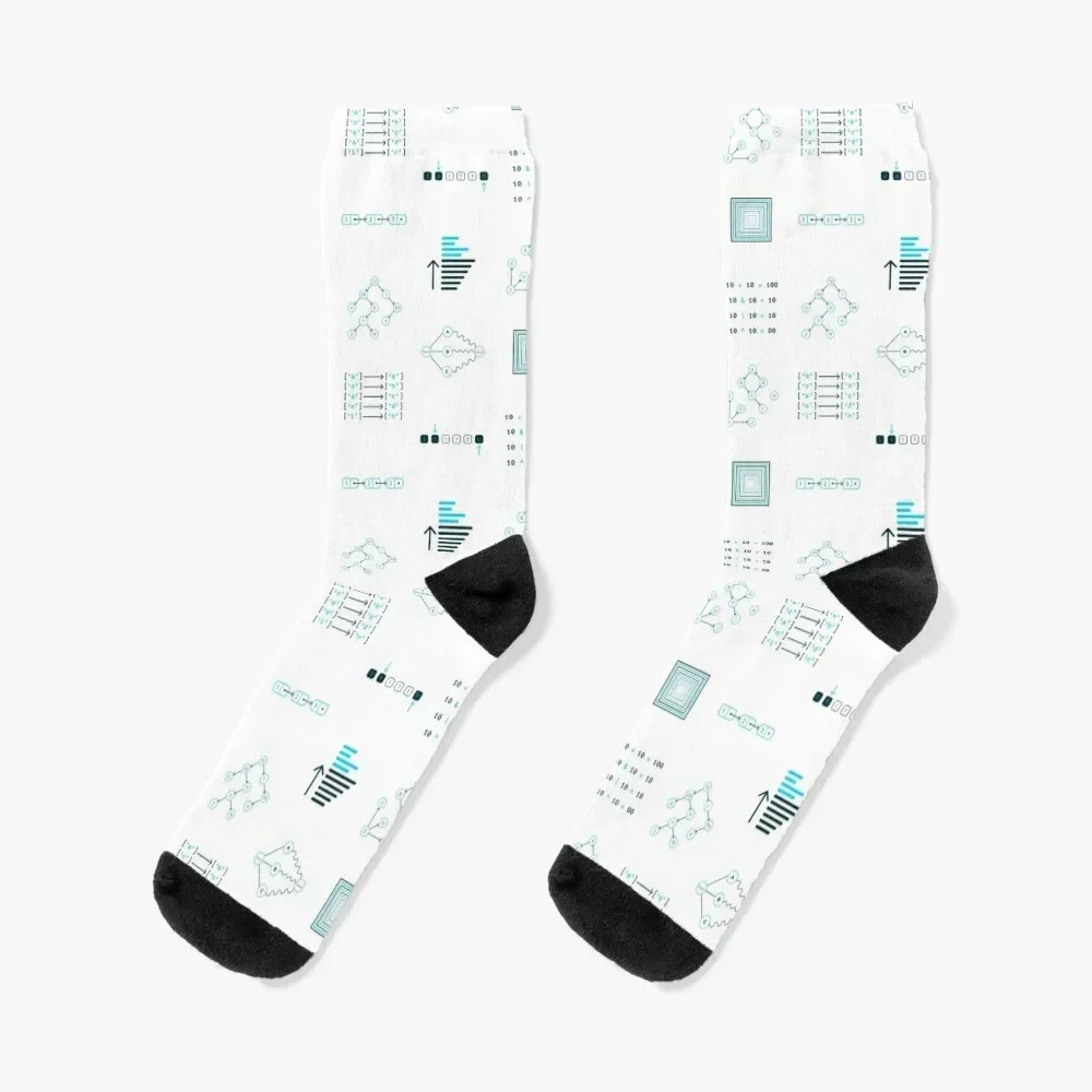 Algorithms and Data Structures Socks christmass gift anti-slip Man Socks Women's