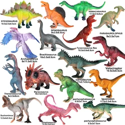 Simulation Jurassic Dinosaur Action Figures Dino Park stegosaurus Brachiosaurus Tyrannosaurus Rex Model Decoration Toy Kids Gift
