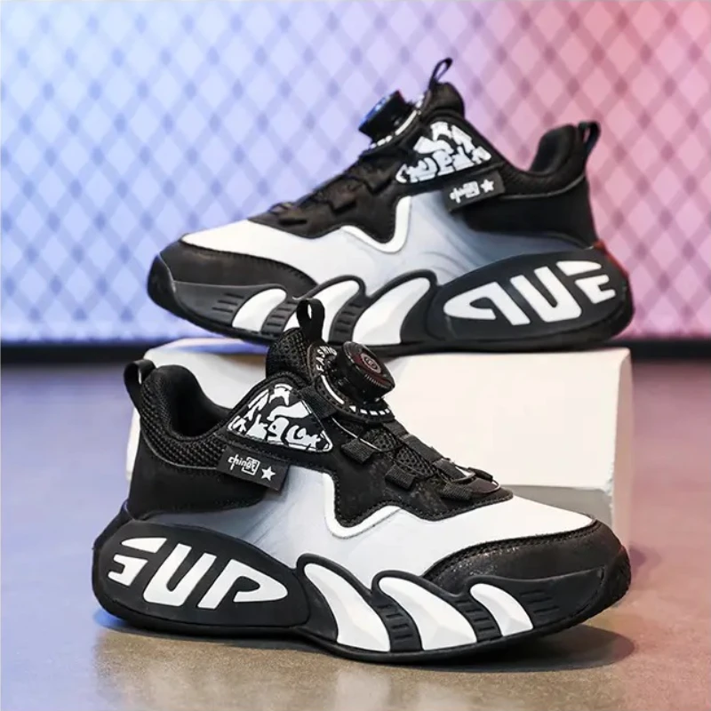 الخريف الأطفال الصبي أحذية رياضية موضة الجلود في الهواء الطلق عدم الانزلاق الاطفال حذاء كاجوال مدرسة الجري كرة السلة الأولاد أحذية رياضية